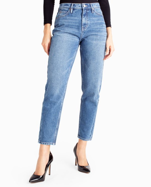 Immymart HIGH RISE TAPER LEG JEAN